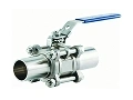 3-Piece Butt Weld Ball Valve