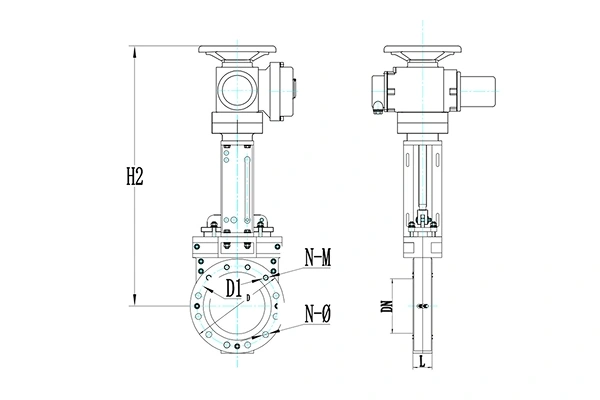 Abrasion Resistant Knife Gate Valve