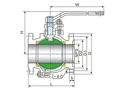  3-Piece Butt Weld Ball Valve