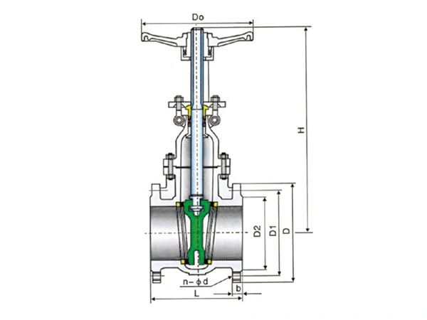 JIS Flanged Gate Valve